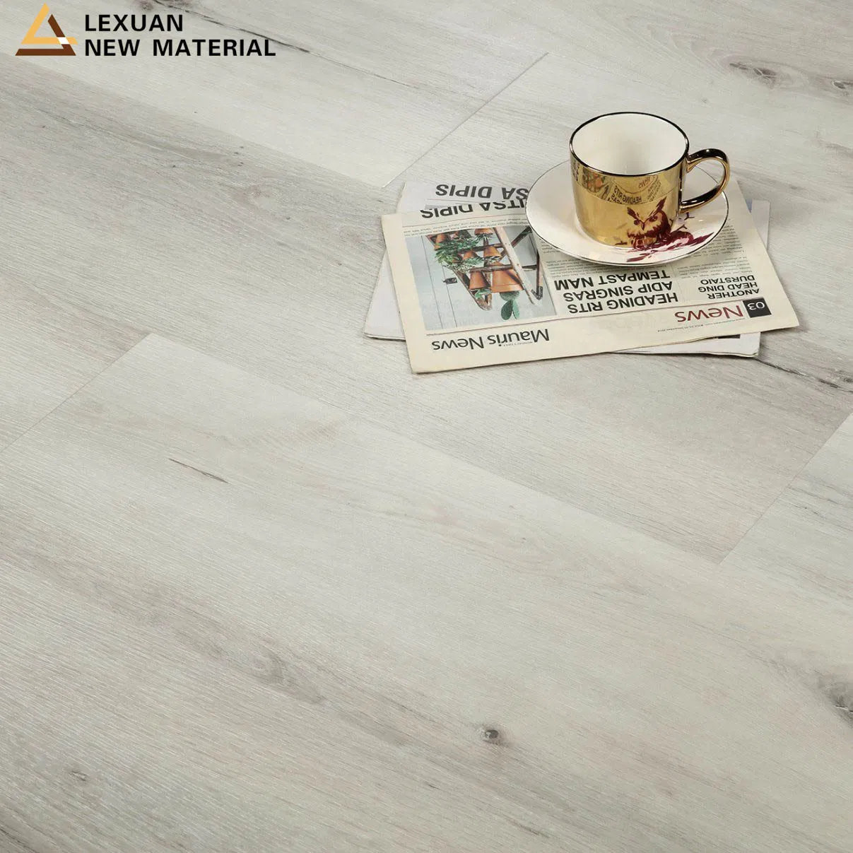 Waterproof Fireproof Unilin Click Indoor PVC Spc Floor for Room Hotel