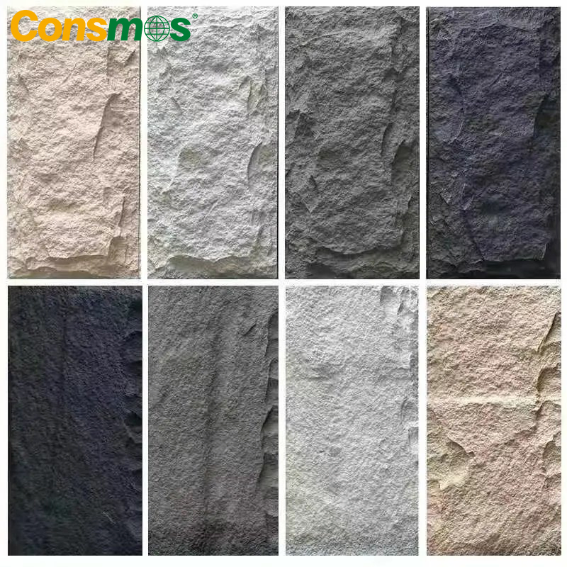 Lightweight Flexible Artificial Rock/Slate/Marble/Granite/Brick Composite Polyurethane 3D PU Stone Wall Panel