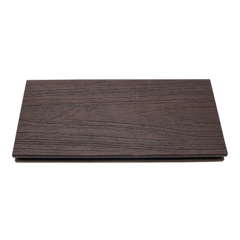 Exterior Terrace Wood Texture Alfresco WPC Flooring Panel Wood Plastic Composite Decking
