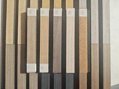 Home Decor Acoustic Slat Acoustic Foam Wooden MDF Panels for Bedroom