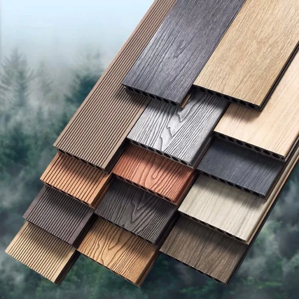 Decking Plank Crack-Resistant Outdoor WPC Floor Waterproof Peel and Stick Tiles Floor Vinyl Lvt Self Adhesive PVC Plastic Floor