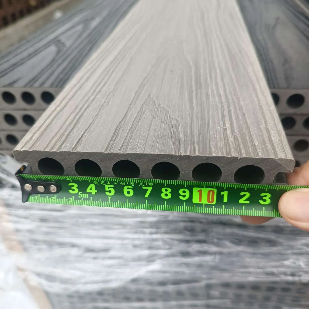 PE Groove Decking 140*25mm Wood Composite WPC Outdoor Decking