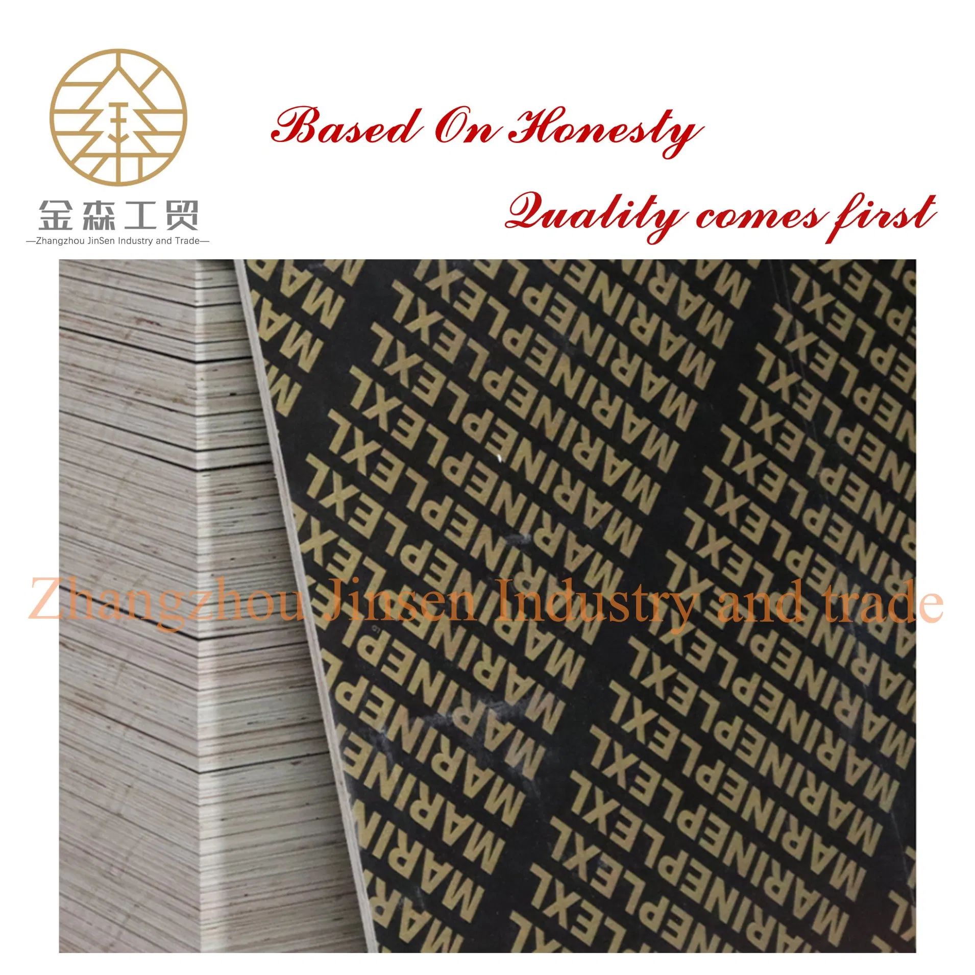 9mm/12mm/15mm/18mm 1220mm*2440mm Marine Plywood/Film Faced Plywood with Combi Core