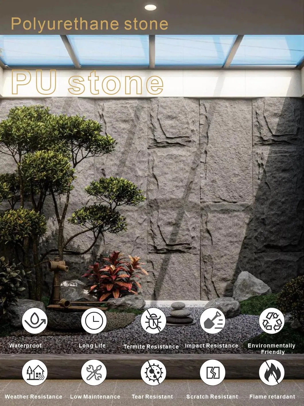 PU Stone Texture Detail