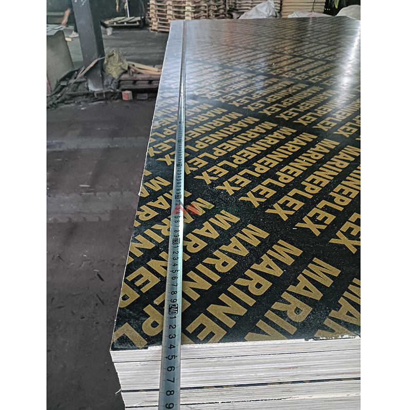 1220X2440mm 18mm Marine Concrete Construction Formwork Waterproof WBP Phenolic Glue Black/Brown Film Faced Shuttering Plywood Board