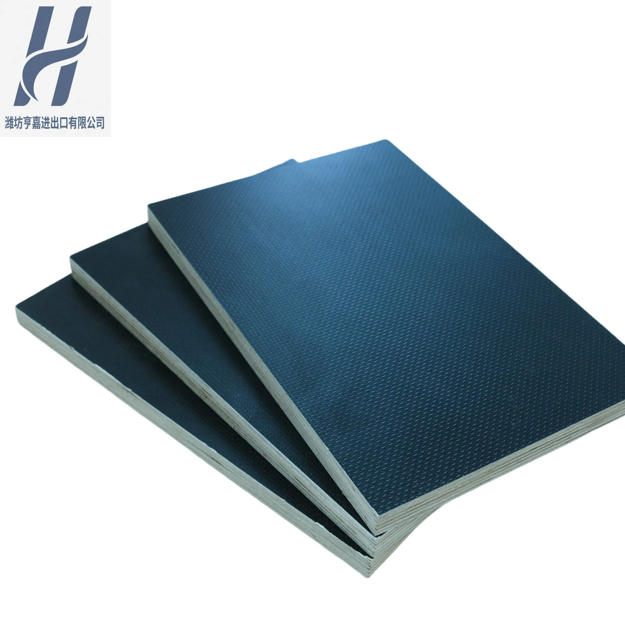 1220X2440mm 18mm Marine Concrete Construction Formwork Waterproof WBP Phenolic Glue Black Film Faced Shuttering Plywood Board