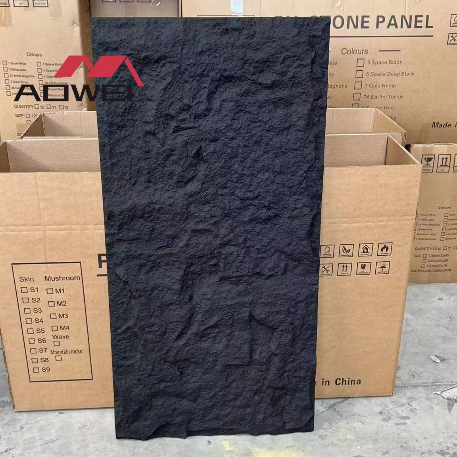 Panel Stone PU Faux Stone Panel Wall Cladding Decorative Lightweight Exterior