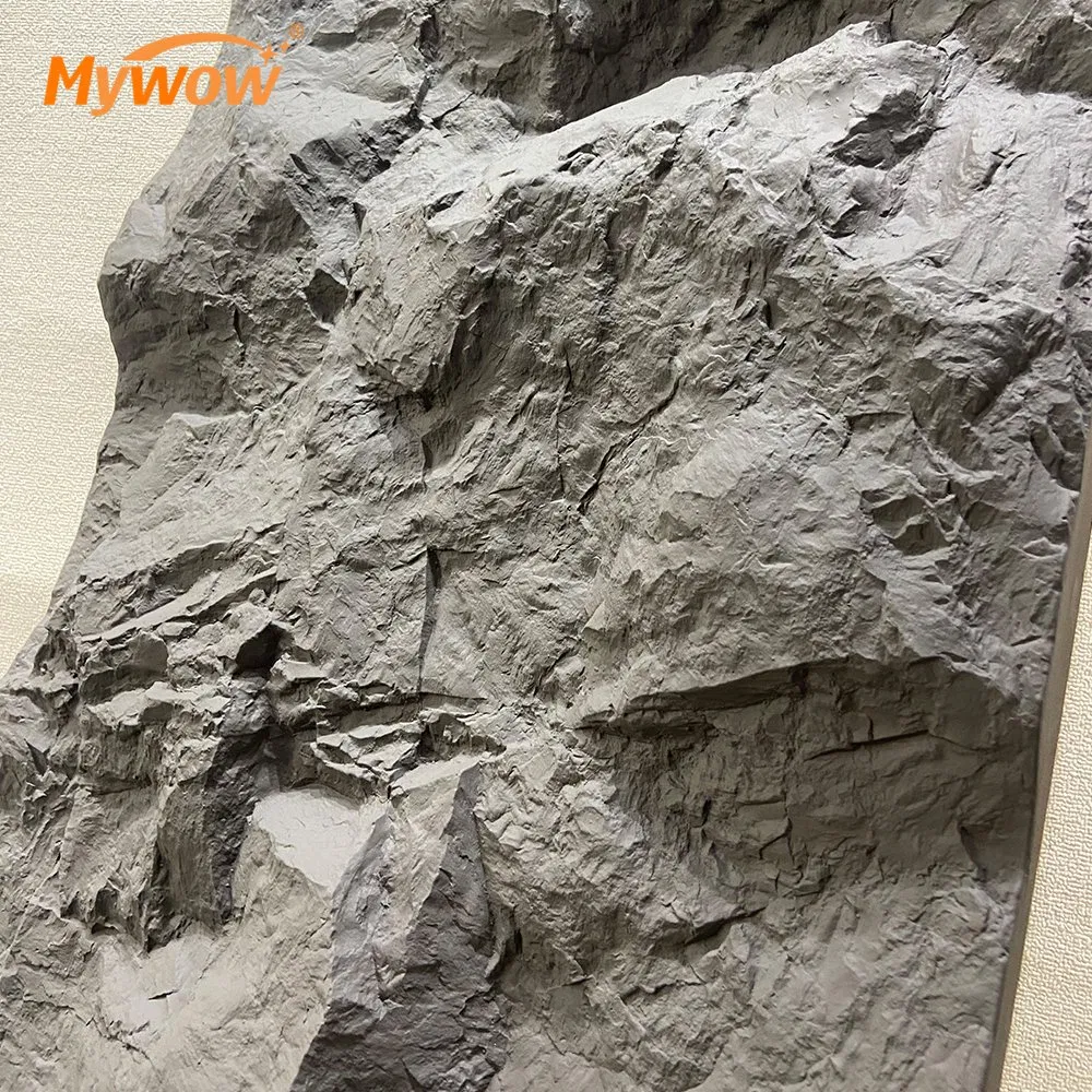 Top Fashion PU Stone Mushroom Face Exterior Wall Panels