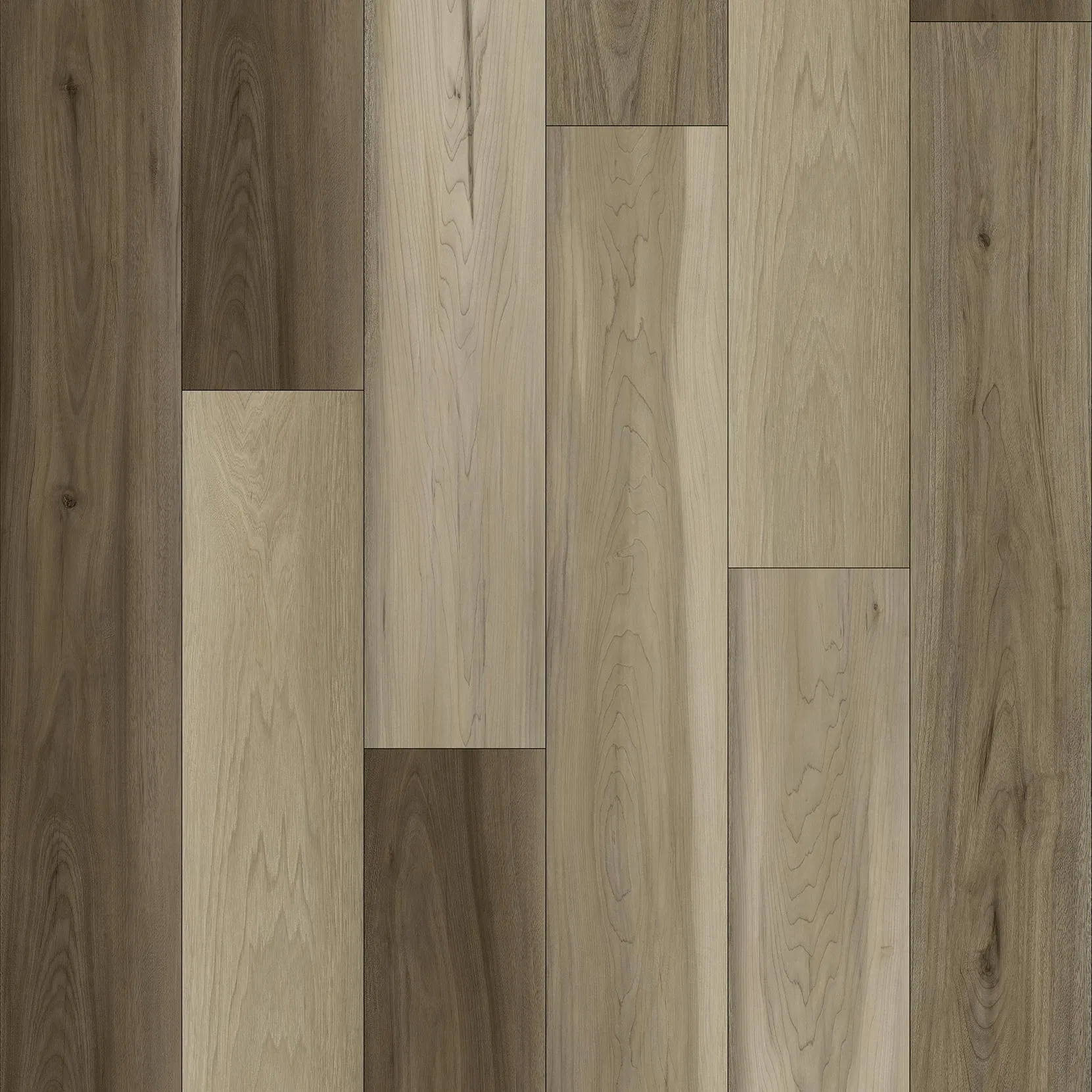 100% Waterproof Anti-Slip Spc Vinyl Flooring with 0.5mm Wear Layer and IXPE EVA Pad for Home Decoration