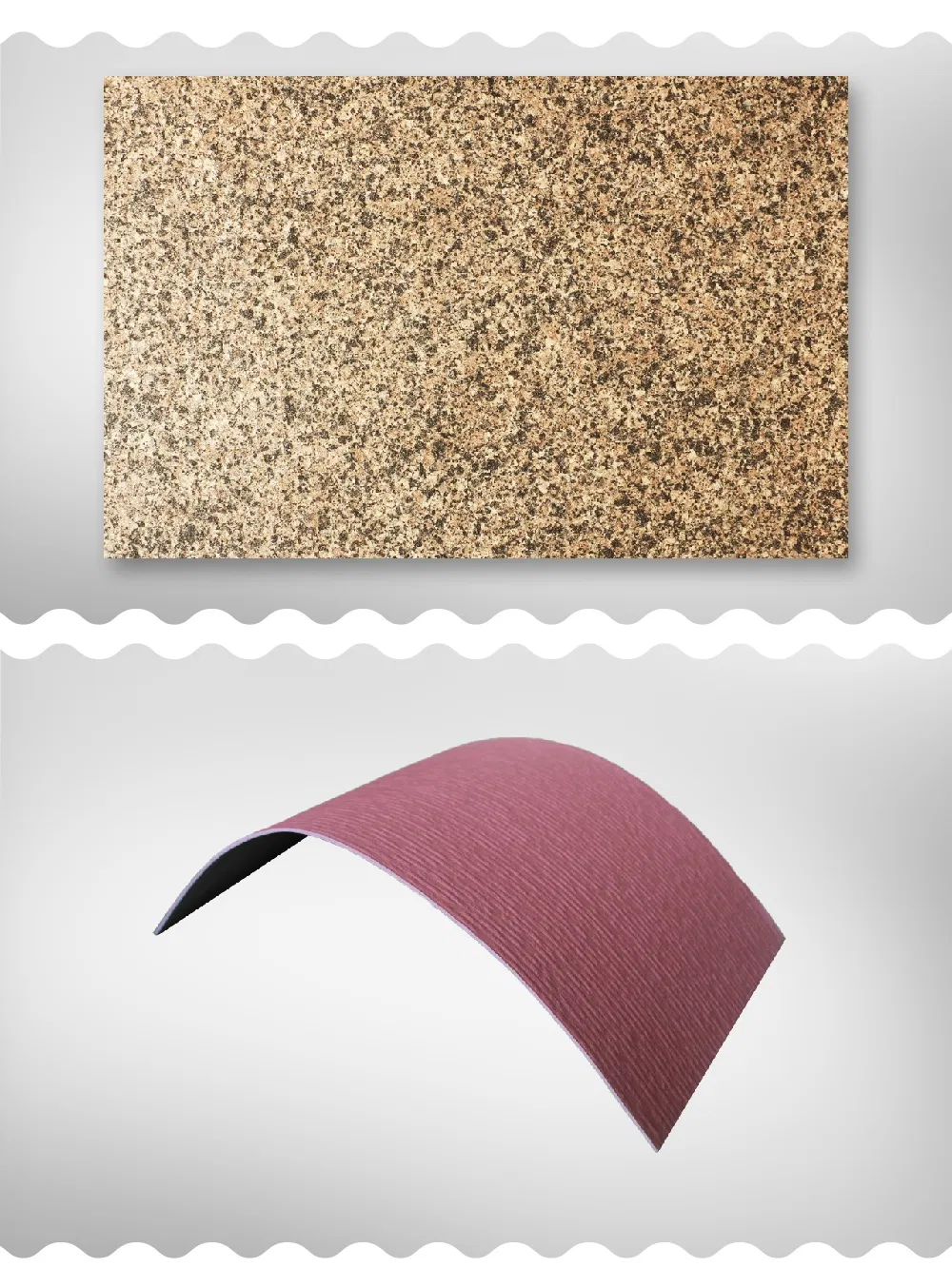 Factory Supply Building Material Soft Flexible Ceramic Tiles with Varied Thickness PVC Wall Panel for Unique Design