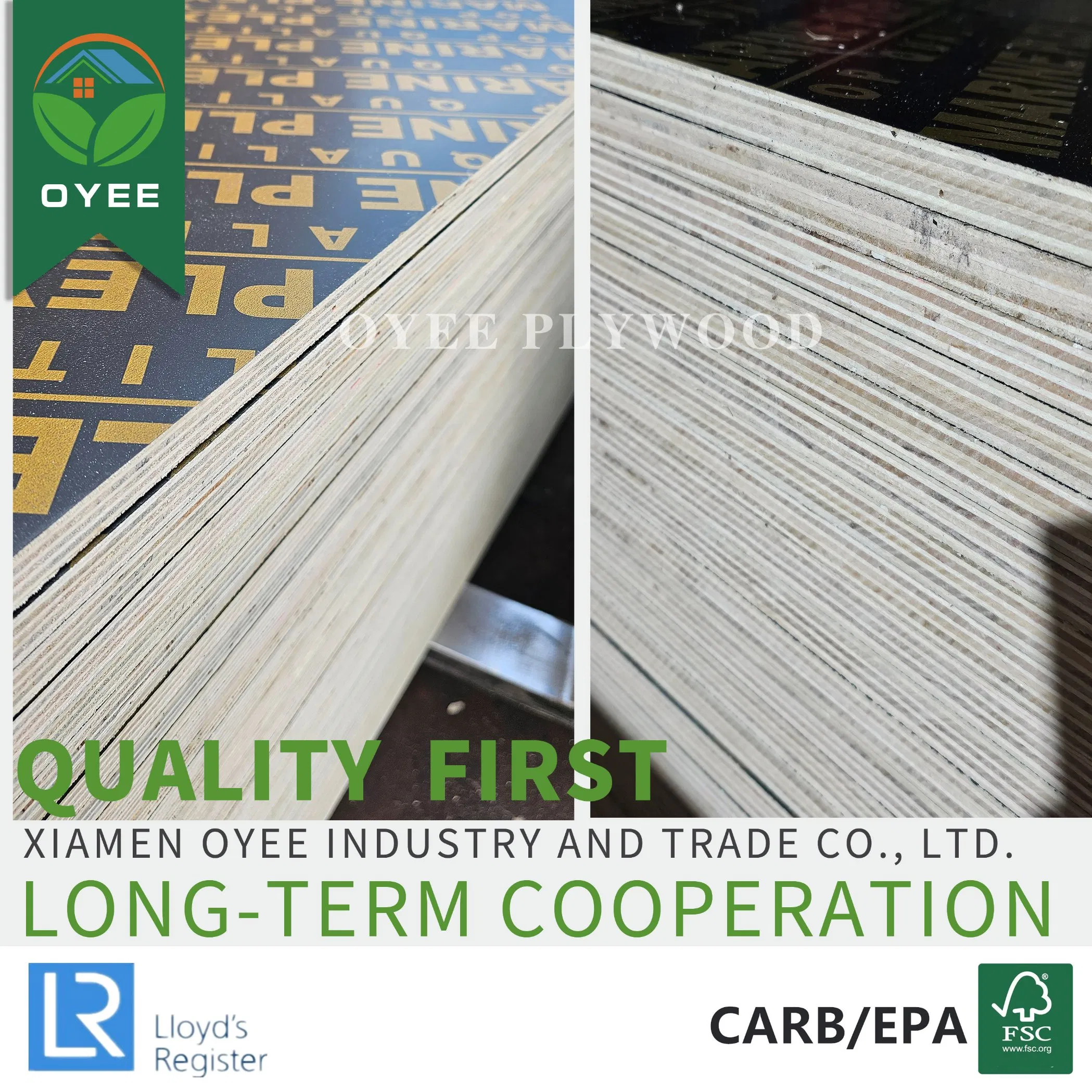 1220X2440X18mm Film Faced Plywood/Shuttering Plywood for Construction Building Material Marine Plywood