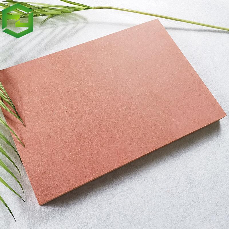 Red Color Fireproof Design MDF Board Fire Rated MDF / Fire Resistant Board / Fire Retardant MDF for Interior Furniture