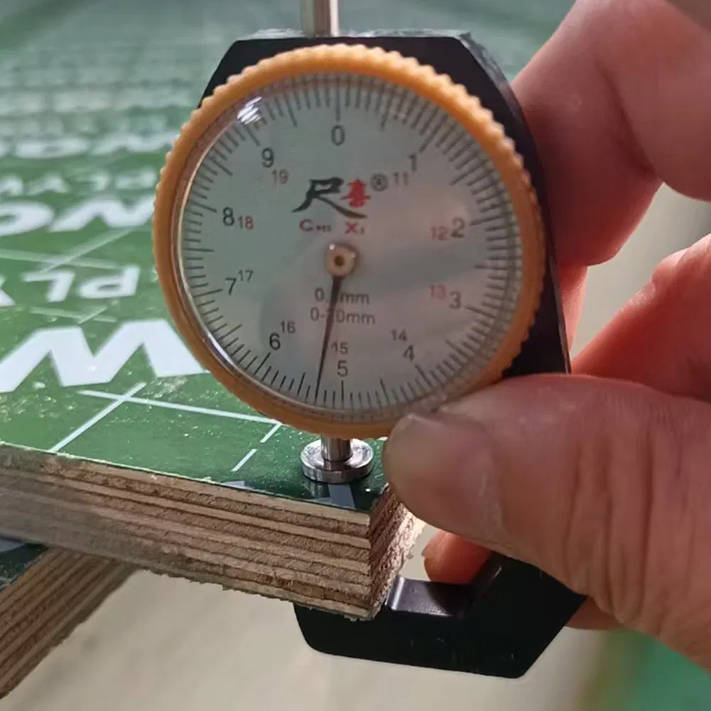 Adto 6-35mm Green E0 Waterproof Smooth PVC PP PU Plastic Film Faced Plywood