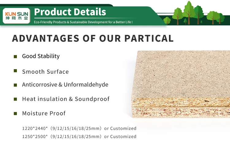 Particle Board Surface