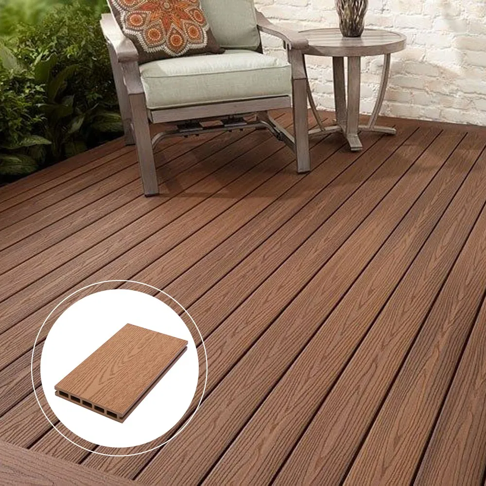 Decking Plank Crack-Resistant Outdoor WPC Floor Waterproof Peel and Stick Tiles Floor Vinyl Lvt Self Adhesive PVC Plastic Floor