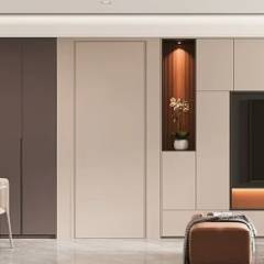 French Interior Fire Rated MDF Metal Security Steel Bedroom Door