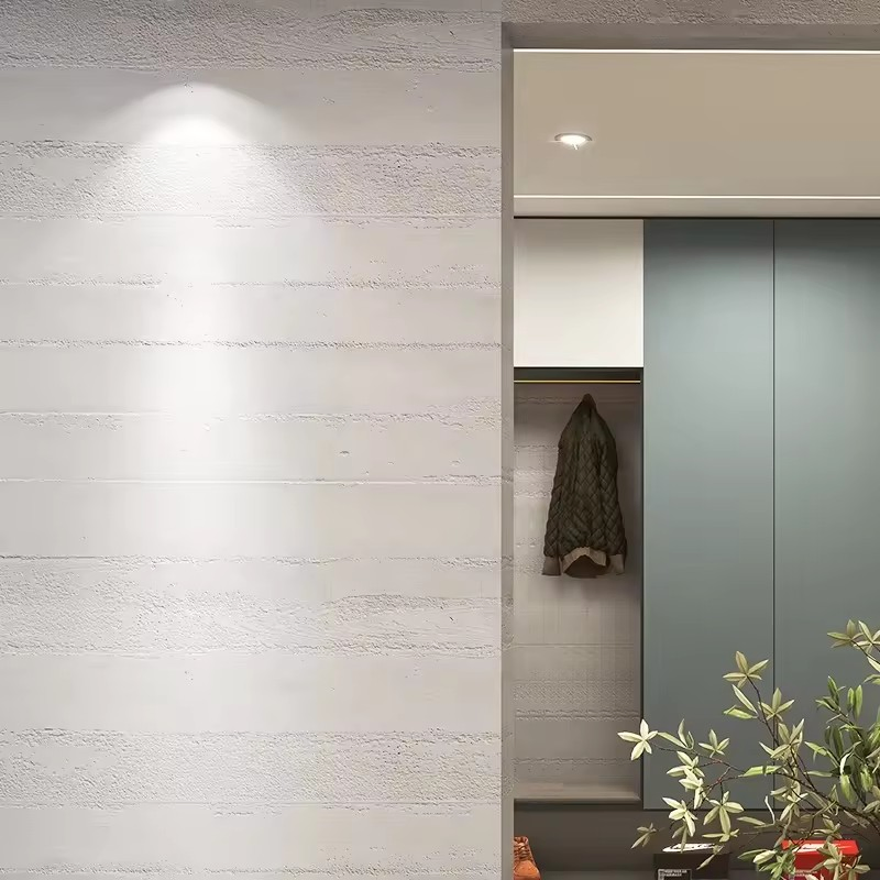 Hot Selling Soft Porcelain Decorative Materials Flexible Stone Wall Tile for Exterior Wall Decoration-Concrete Pouring Slab