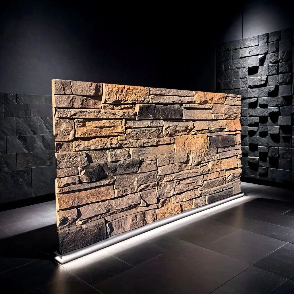 Exterior Wall Cladding Wall Cladding Premium PU Stone Cladding for Stylish Outdoor Wall Designs 3D Wall Panel