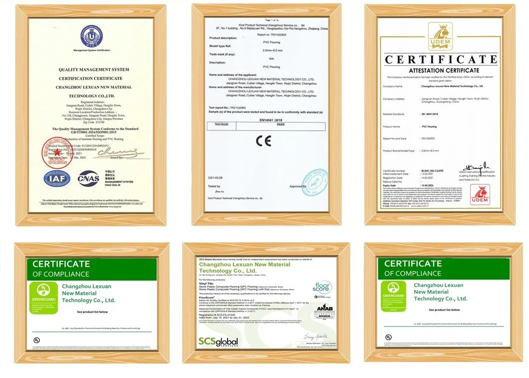Quality Certificates