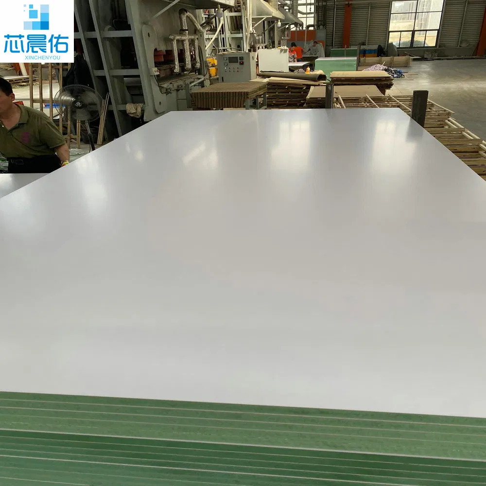 China Hot Sale Waterproof 1220*2440*18mm Melamine Faced MDF Board