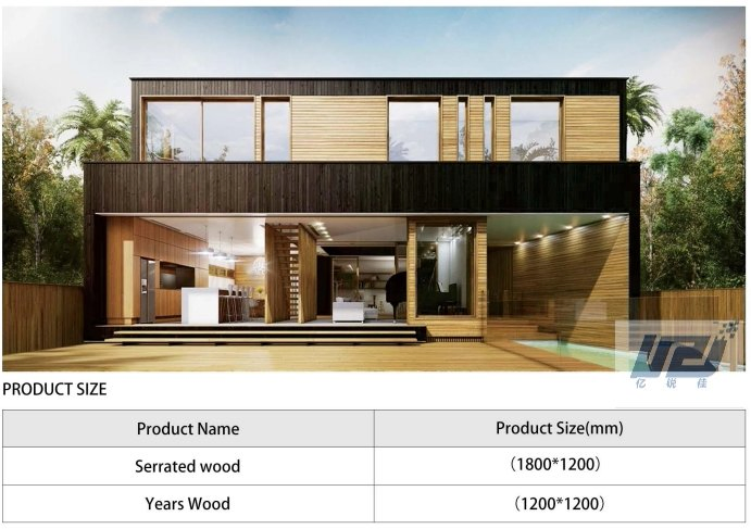 Waterproof 1200*1200mm Year Wood Wall Design Soft Flexible Ceramic Tiles for Stylish Wall Cladding Papel De Parede