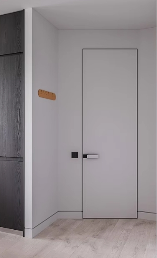 French Interior Fire Rated MDF Metal Security Steel Bedroom Door