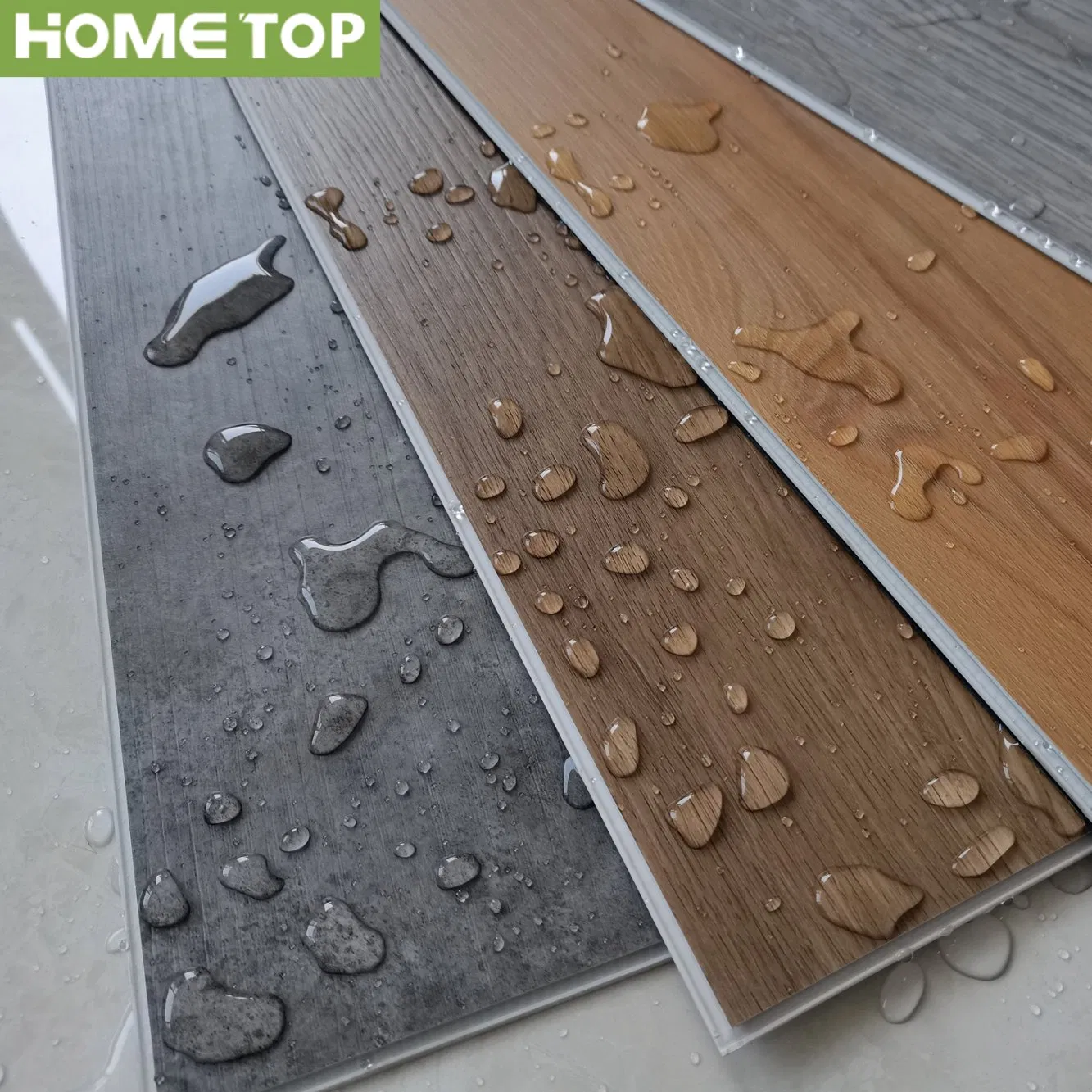 4mm 5mm 6mm 7mm 8mm Luxury 100% Waterproof UV Coating Unilin Click with IXPE Formaldehyde and Voc Free Rigid Core Hybrid Piso Vinyl Spc Flooring