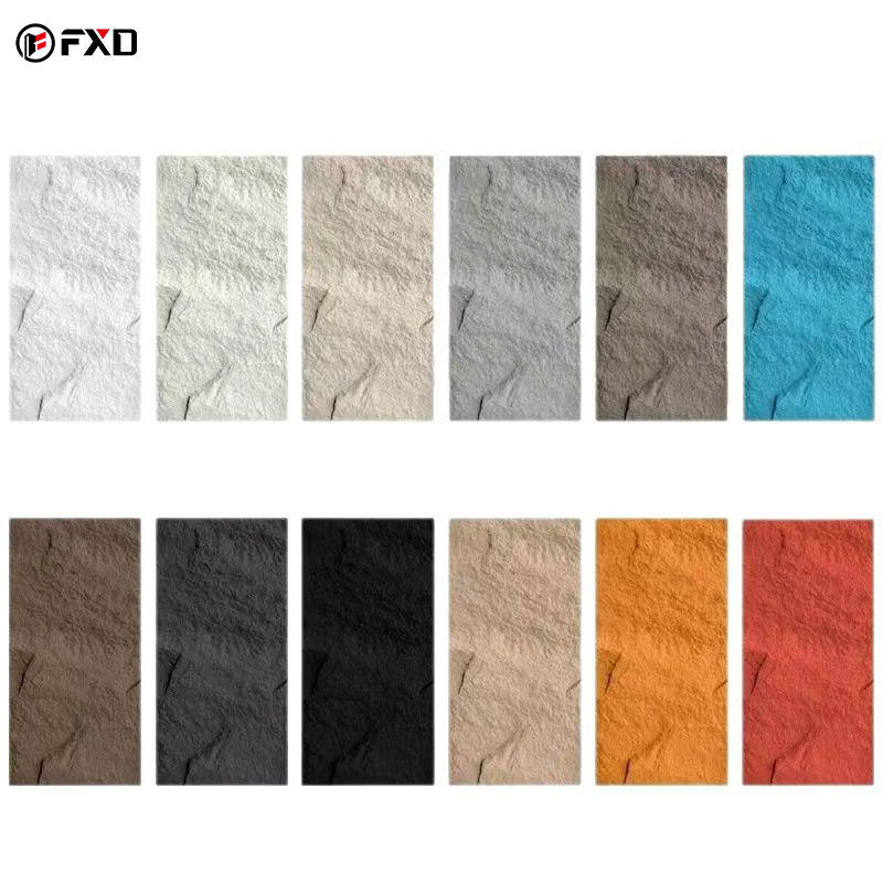 Peel-and-Stick PU Stone Panels for Temporary Decoration Needs