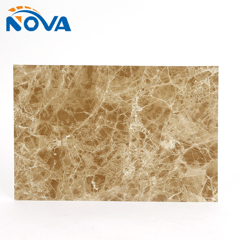 UV Coated Marble Sheet High Gloss UV Marble Design PVC UV Board for House Decoration Interior
