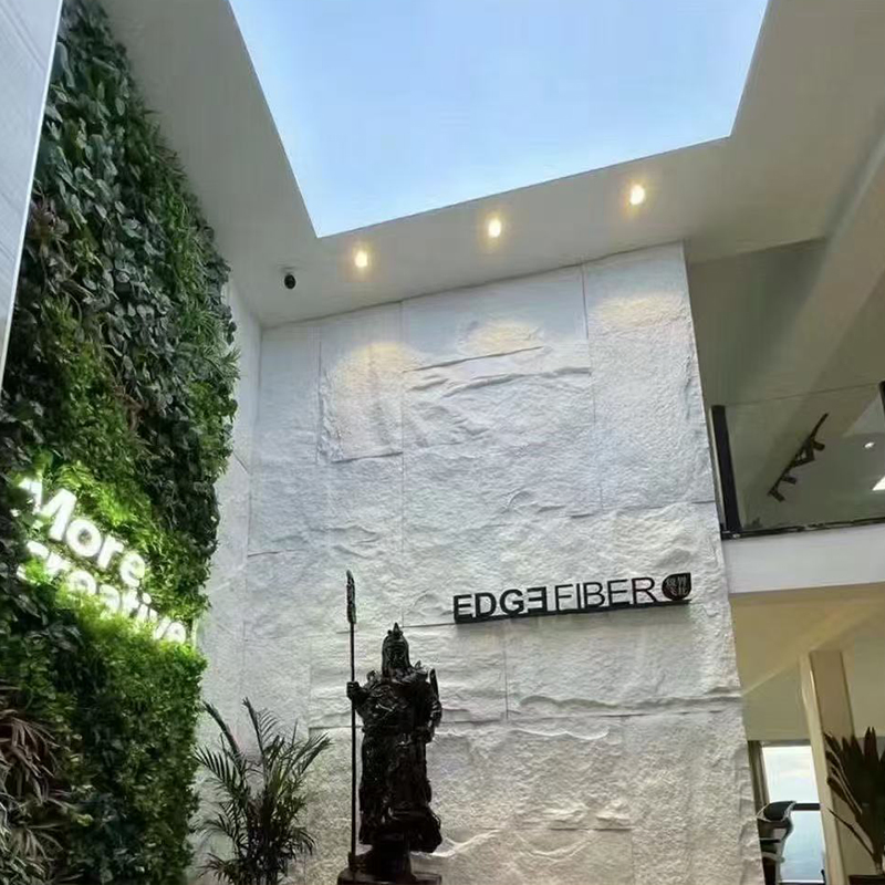 Flexible Polyurethane Stone 3D PU Stone Panel Tile for Interior Wall Decoration