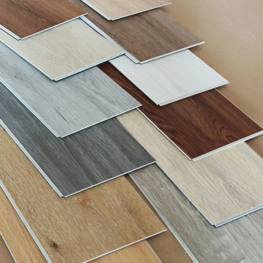 4mm/5mm/6mm/7mm/8mm/9mm/10mm Waterproof Luxury PVC/Plastic Vinyl Plank Tiles Interlock/Click Wood Grain Spc Flooring/ Floor