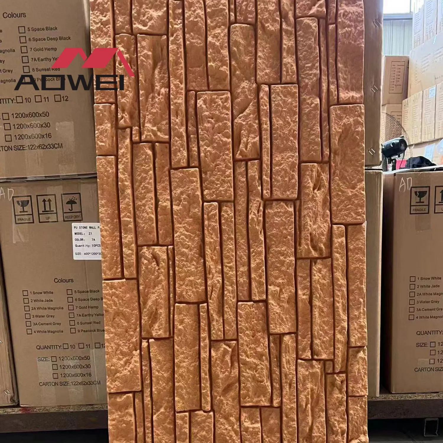 Panel Stone PU Faux Stone Panel Wall Cladding Decorative Lightweight Exterior