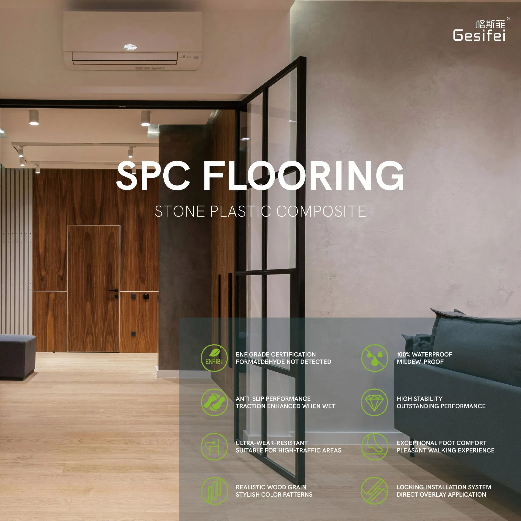 SPC Flooring Display