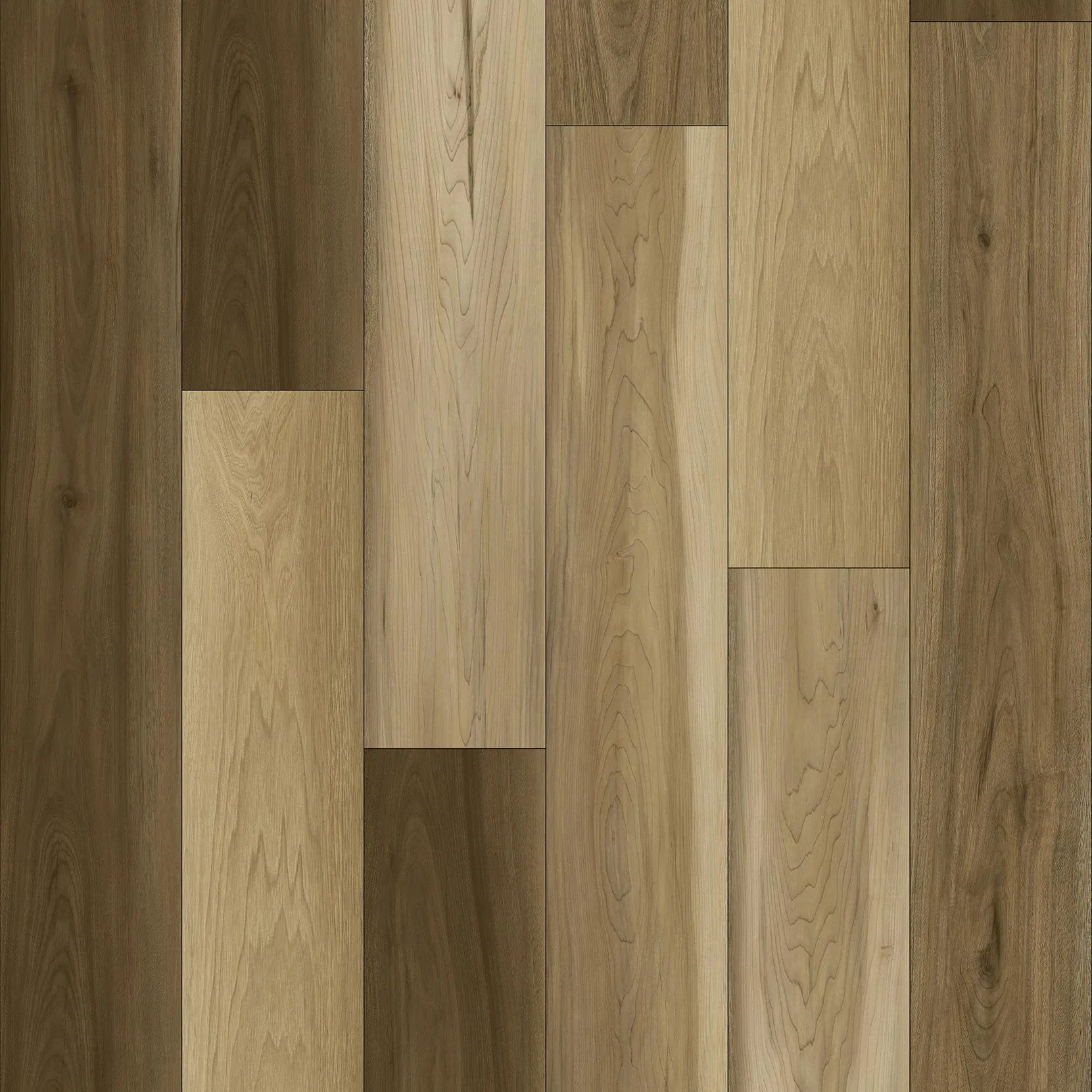 100% Waterproof Anti-Slip Spc Vinyl Flooring with 0.5mm Wear Layer and IXPE EVA Pad for Home Decoration