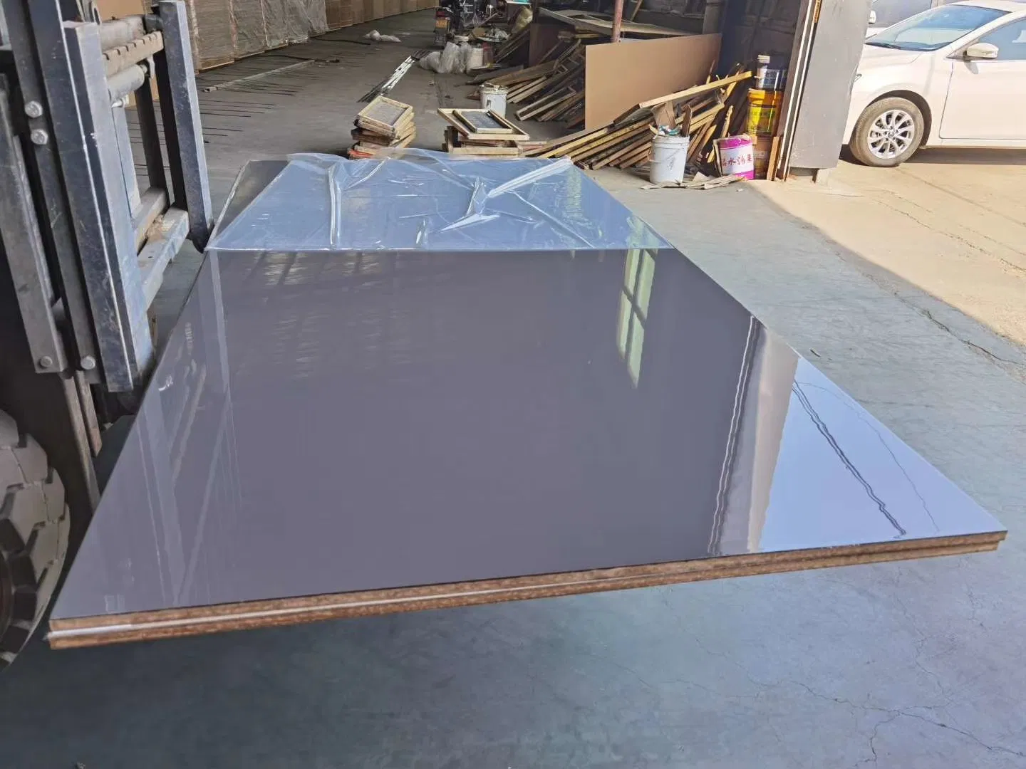 1220X2440mm UV High Gloss Melamine Plywood MDF Particle Board