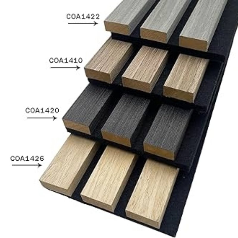Modernization OEM/ODM Acoustic Wood Venner Slat Panels for Home Decoration
