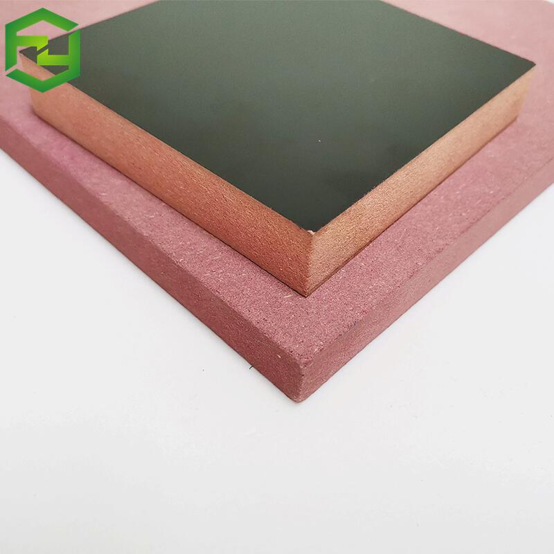 3mm-25mm 2440mm*1220mm Red Fireproof MDF Board Fire Rated MDF