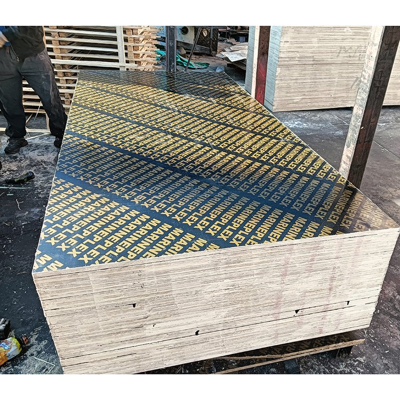 1220X2440mm 18mm Marine Concrete Construction Formwork Waterproof WBP Phenolic Glue Black/Brown Film Faced Shuttering Plywood Board