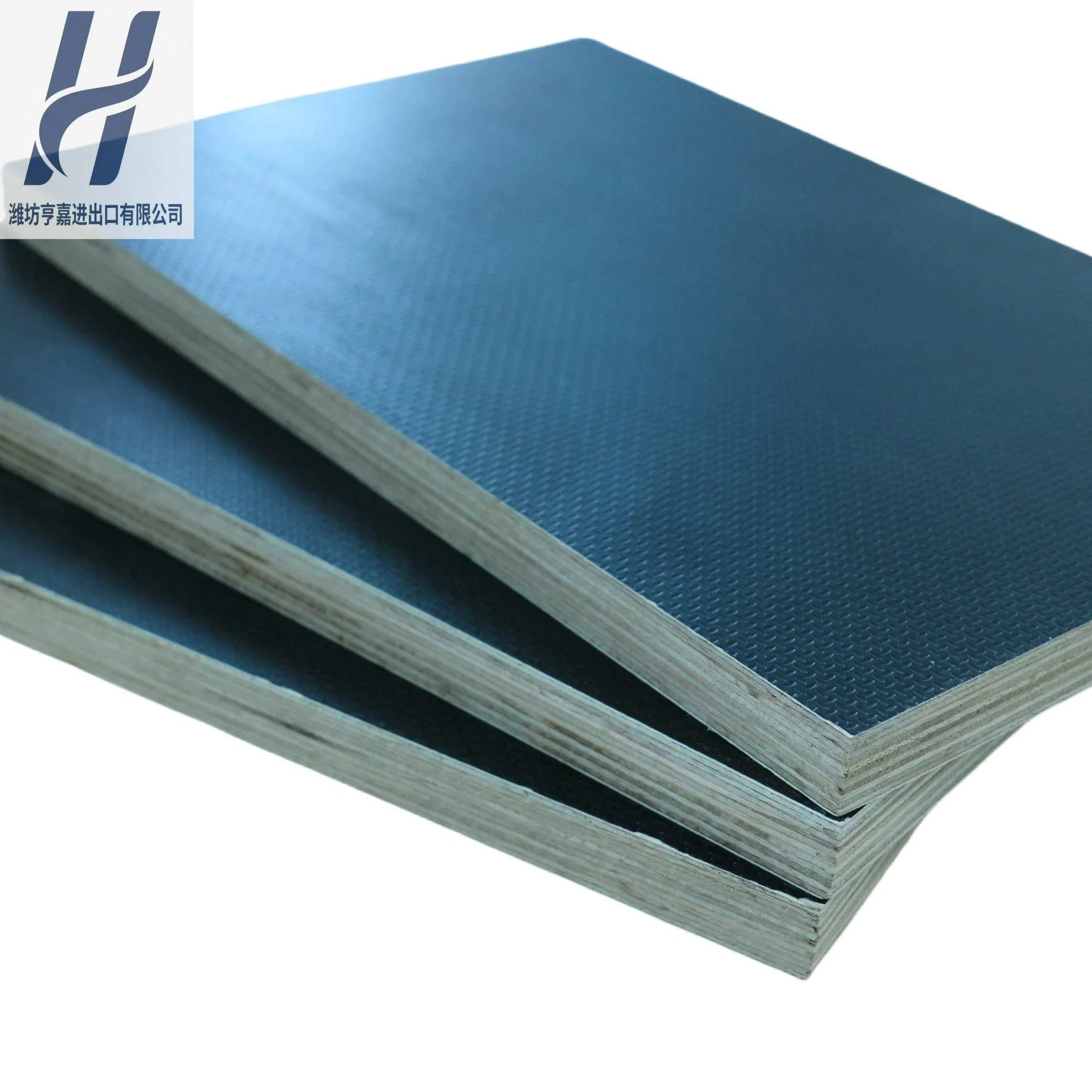 1220X2440mm 18mm Marine Concrete Construction Formwork Waterproof WBP Phenolic Glue Black Film Faced Shuttering Plywood Board