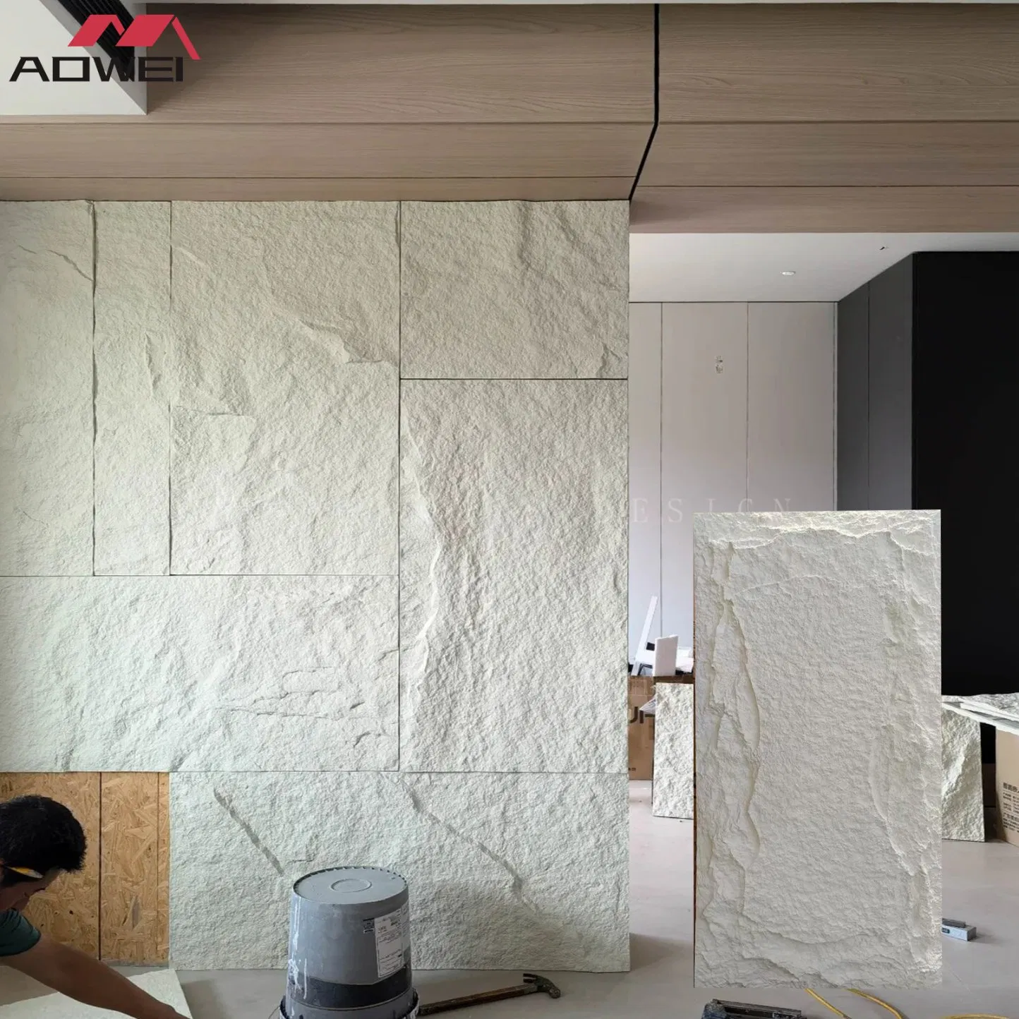 Premium Outdoor PU Stone Wall Panels for Exhibition Centers