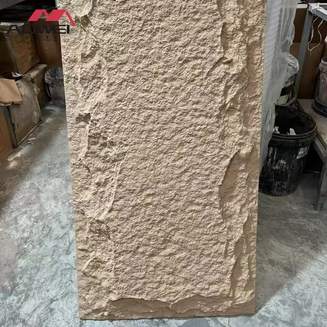 Natural Stone Texture Interior Decoration PU Wall Panel Ideal for Home Decor