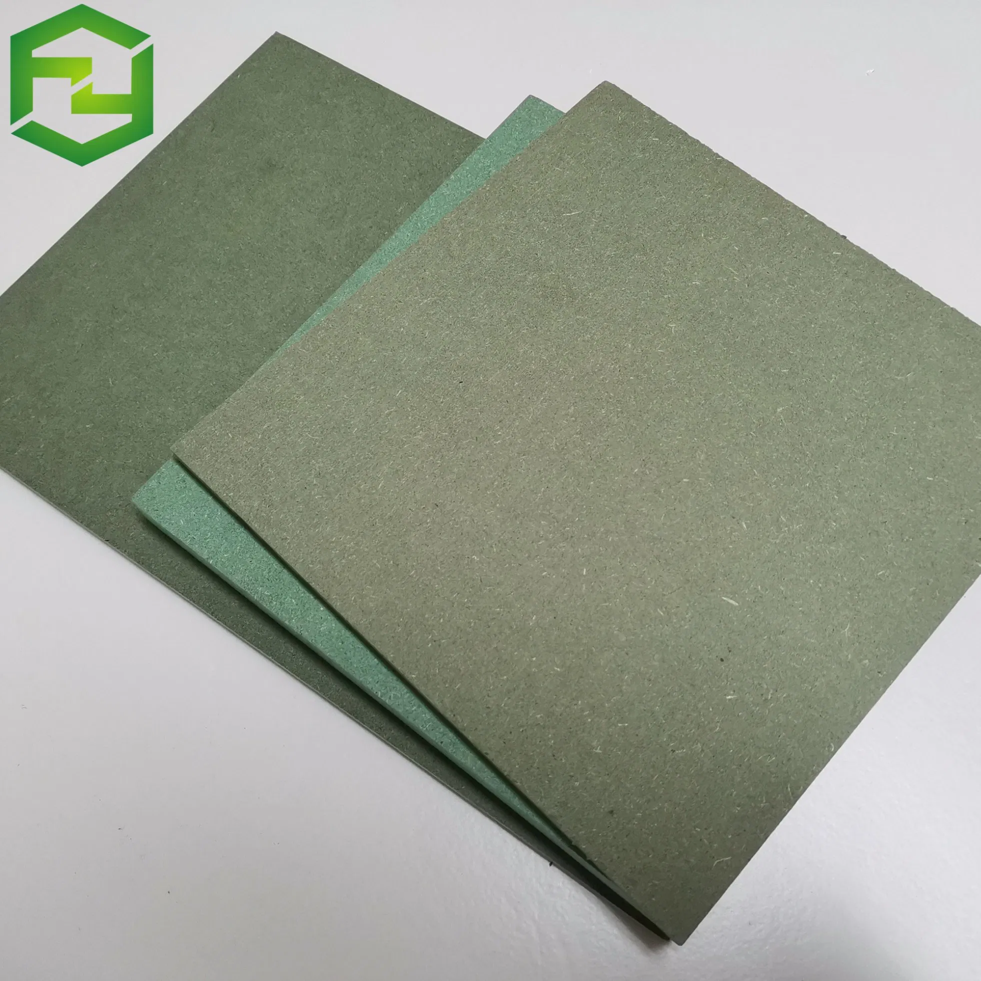Factory Green MDF Melamine Laminated Faced Double Side White Melamine MDF Board