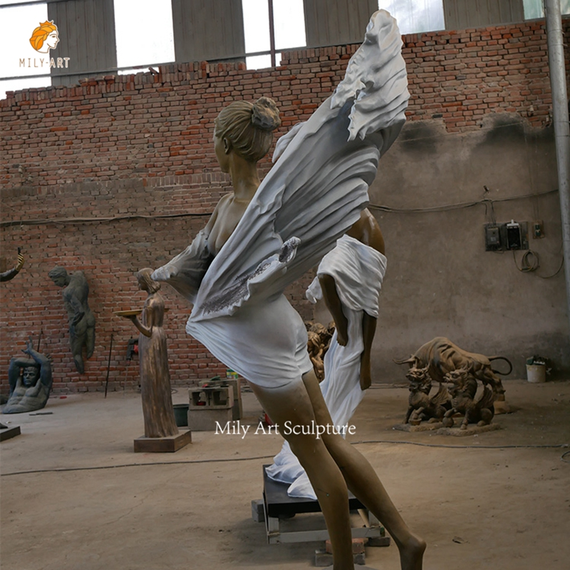 Life Size Erotic Statues Standing Nude Woman Girl Frau Bronze Sculpture