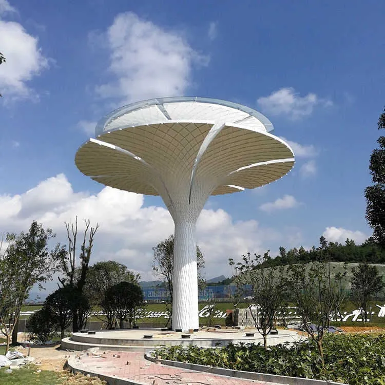 Abstract Metal Sculpture Detail