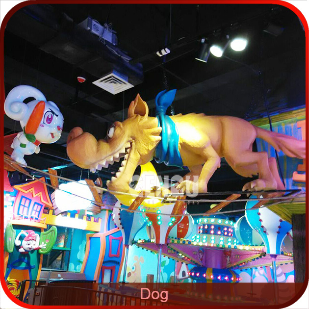 Custom Cartoon Character Robot Dog Statue