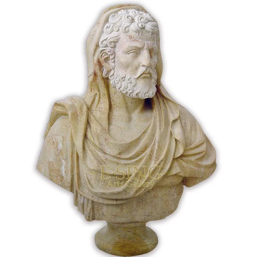 Marble Man Bust Sculpture 5