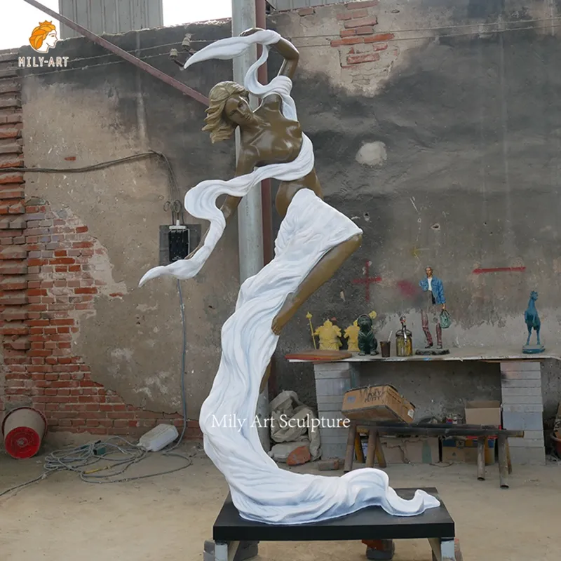 Life Size Erotic Statues Standing Nude Woman Girl Frau Bronze Sculpture