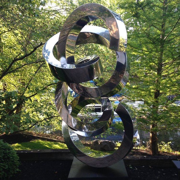 Handmade Modern Customize Wholesale Outdoor Abstract Street Garden Ornamental Statue