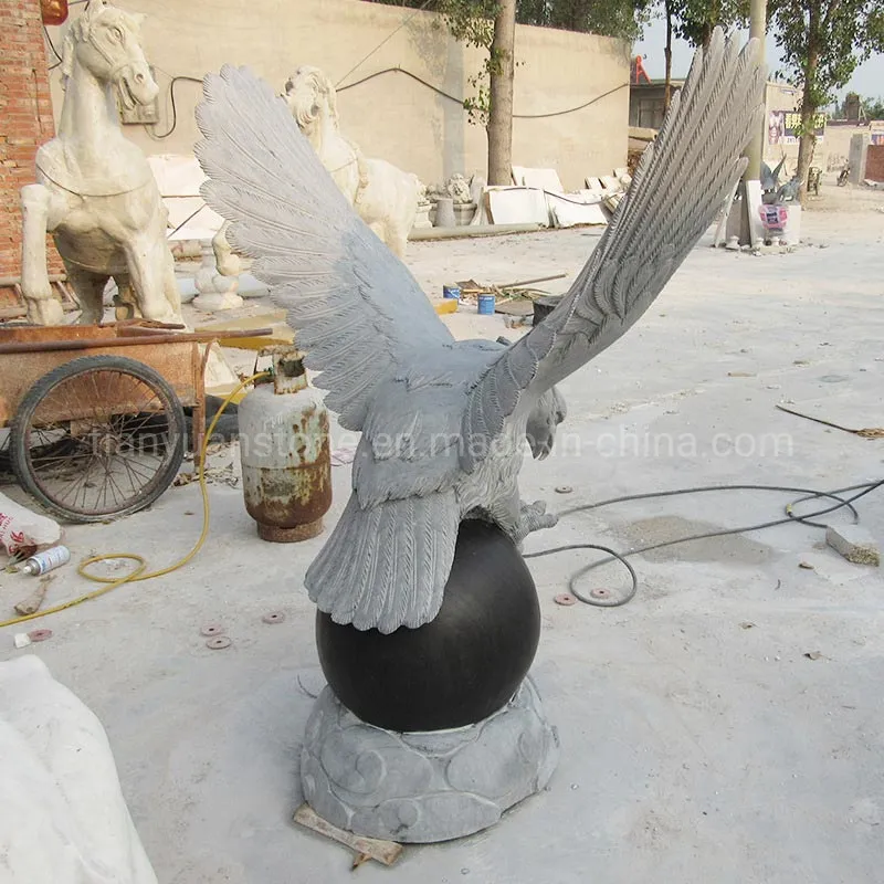 Stone Eagle Sculpture View 2