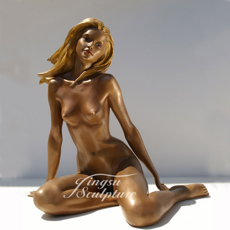 Home Decoration Indoor Outdoor Life Size Woman Statue Erotic Bronze Sculptures
